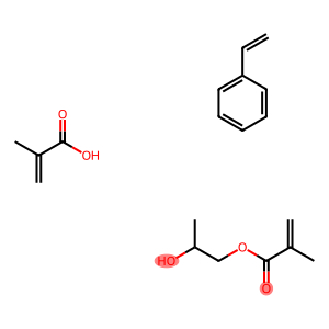 2-Propenoic acid, 2-methyl-, polymer with ethenylbenzene and 1,2-propanediol mono(2-methyl-2-propenoate)