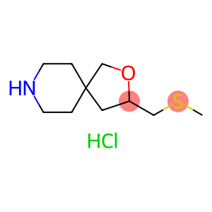 2-Oxa-8-azaspiro[4.5]decane, 3-[(methylthio)methyl]-, hydrochloride (1:1)