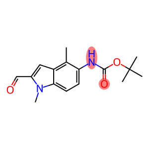 tert-butyl N-(2-forMyl-1,4-diMethyl-1H-indol-5-yl)carbaMate