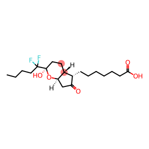 7-((2R,4aR,5S,7aR)-2-(1,1-Difluoropentyl)-2-hydroxy-6-oxooctahydrocyclopenta[b]pyran-5-yl)heptanoic Acid