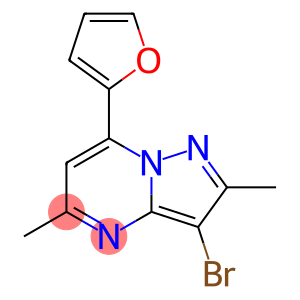 3-bromo-7-(furan-2-yl)-2,5-dimethylpyrazolo[1,5-a]pyrimidine