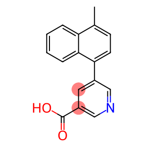 5-(4-METHYLNAPHTHALEN-1-YL)NICOTINIC ACID