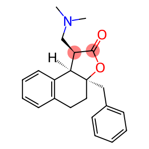 3-benzyl-1-(dimethylaminomethyl)-3,4,5,9-tetranaphtho(2-1b)(2-1H)-furanone