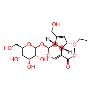 Cyclopenta[c]pyran-4-carboxylic acid, 5-ethoxy-1-(β-D-glucopyranosyloxy)-1,4a,5,7a-tetrahydro-7-(hydroxymethyl)-, methyl ester, (1S,4aS,5S,7aS)-