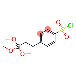 2-(4-CHLOROSULPHONYLPHENYL)ETHYLTRIMETHOXYSILANE