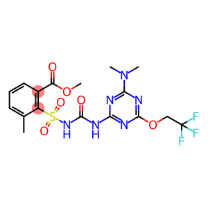 2-[4-二甲胺基-6-(2,2,2-三氟乙氧基)-1,3,5-三嗪-2-基氨基甲酰氨基磺酰基]-3-甲基苯甲酸甲酯