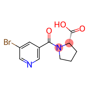 1-(5-BROMO-PYRIDINE-3-CARBONYL)-PYRROLIDINE-2-CARBOXYLIC ACID