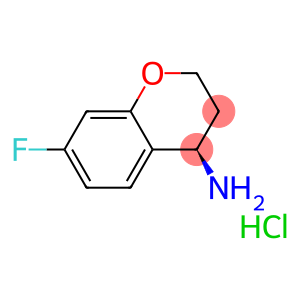 (4R)-7-fluoro-3,4-dihydro-2H-chromen-4-amine,hydrochloride