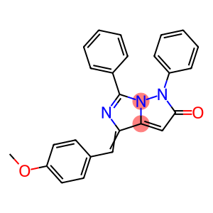 1H-Imidazo[1,5-b]pyrazol-2(4H)-one,  4-[(4-methoxyphenyl)methylene]-1,6-diphenyl-