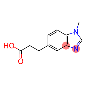 1H-Benzimidazole-5-propanoic acid, 1-methyl-