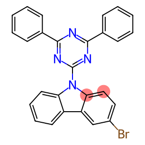 3-bromo-9-(4,6-diphenyl-1,3,5-triazin-2-yl)-9H-carbazole