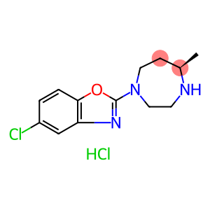 5-氯-2-((R)-5-甲基-[1,4]二氮杂环庚-1-基)苯并恶唑盐酸盐