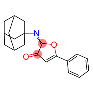 5-Phenyl-2-(tricyclo(3.3.1.1(sup 3,7))dec-1-ylimino)-3(2H)-furanone