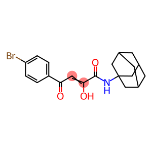 2-Butenamide, 4-(4-bromophenyl)-2-hydroxy-4-oxo-N-tricyclo[3.3.1.13,7]dec-1-yl-