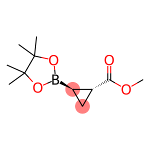 Cyclopropanecarboxylic acid, 2-(4,4,5,5-tetraMethyl-1,3,2-dioxaborolan-2-yl)-, Methyl ester, (1R,2R)-rel-