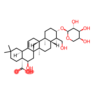 (4R)-3β-(α-L-Arabinopyranosyloxy)-16α,23-dihydroxyoleana-12-ene-28-oic acid