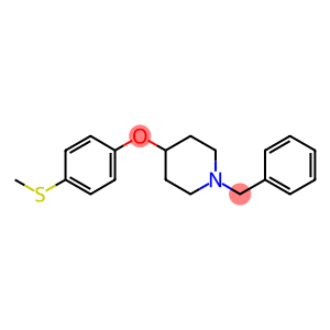 1-benzyl-4-piperidinyl 4-(methylsulfanyl)phenyl ether