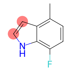 1H-Indole, 7-fluoro-4-Methyl-