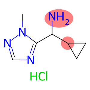 [cyclopropyl(1-methyl-1H-1,2,4-triazol-5-yl)methyl]amine hydrochloride