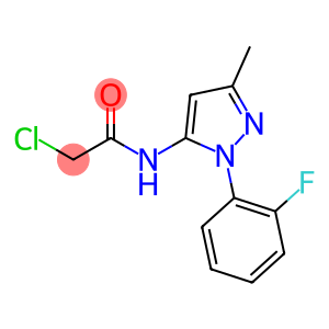 Acetamide, 2-chloro-N-[1-(2-fluorophenyl)-3-methyl-1H-pyrazol-5-yl]-