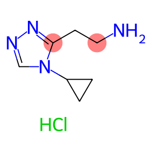 2-(4-cyclopropyl-4H-1,2,4-triazol-3-yl)ethan-1-amine dihydrochloride