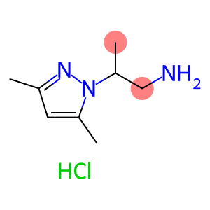 [2-(3,5-dimethyl-1H-pyrazol-1-yl)propyl]amine hydrochloride