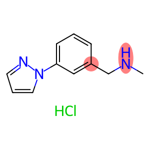 N-Methyl-1-[3-(1H-pyrazol-1-yl)phenyl]methanamine hydrochloride