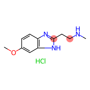 1H-Benzimidazole-2-ethanamine, 6-methoxy-N-methyl-, hydrochloride (1:2)