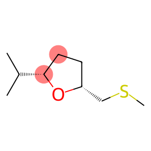 Furan, tetrahydro-2-(1-methylethyl)-5-[(methylthio)methyl]-, cis- (9CI)