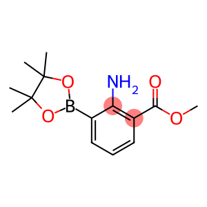 2-氨基-3-(4,4,5,5-四甲基-1,3,2-二氧硼烷-2-基)苯甲酸甲酯