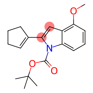 tert-butyl 2-cyclopentenyl-4-Methoxy-1H-indole-1-carboxylate