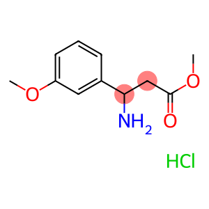 Methyl 3-amino-3-(3-methoxyphenyl)propanoate hydrochloride