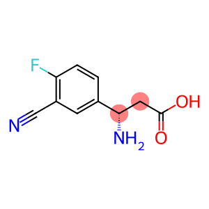 (3S)-3-AMINO-3-(3-CYANO-4-FLUOROPHENYL)PROPANOIC ACID