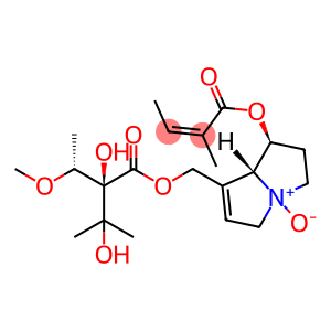 2-Butenoic acid, 2-methyl-, (1S,7aR)-7-[[(2R)-2,3-dihydroxy-2-[(1R)-1-methoxyethyl]-3-methyl-1-oxobutoxy]methyl]-2,3,5,7a-tetrahydro-4-oxido-1H-pyrrolizin-1-yl ester, (2Z)-