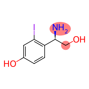 4-(1-amino-2-hydroxyethyl)-3-iodophenol