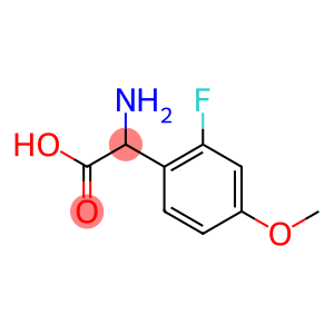 Benzeneacetic acid, α-amino-2-fluoro-4-methoxy-