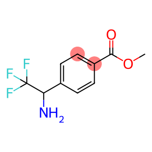 Benzoic acid, 4-(1-amino-2,2,2-trifluoroethyl)-, methyl ester