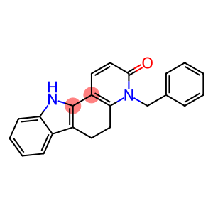 3H-Pyrido[3,2-a]carbazol-3-one,4,5,6,11-tetrahydro-4-(phenylmethyl)-