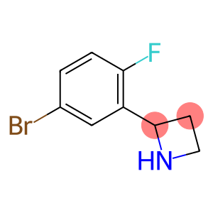 Azetidine, 2-(5-bromo-2-fluorophenyl)-