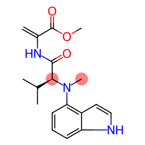 Alanine, N-1H-indol-4-yl-N-methyl-L-valyl-2,3-didehydro-