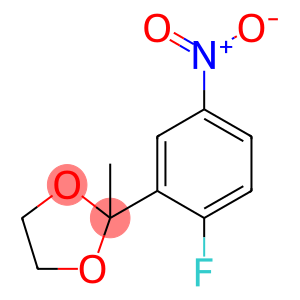 2-(2-Fluoro-5-nitrophenyl)-2-methyl-1,3-dioxolane