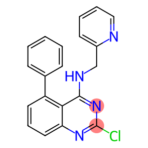 2-chloro-5-phenyl-N-(pyridin-2-ylmethyl)quinazolin-4-amine