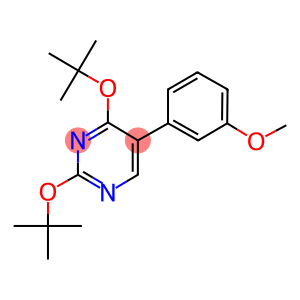 2,4-ditert-butoxy-5-(3-methoxyphenyl)pyrimidine