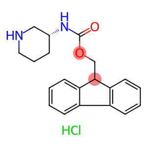 Carbamic acid, N-(3R)-3-piperidinyl-, 9H-fluoren-9-ylmethyl ester, hydrochloride (1:1)