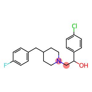 1-PIPERIDINEETHANOL, A-(4-CHLOROPHENYL)-4-[(4-FLUOROPHENYL)METHYL]-