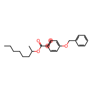 Benzoic acid, 4-(phenylmethoxy)-, 1-methylheptyl ester
