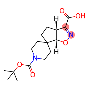 Cis-1'-(Tert-Butoxycarbonyl)-3A,4,5,6A-Tetrahydrospiro[Cyclopenta[D]Isoxazole-6,4'-Piperidine]-3-Carboxylic Acid