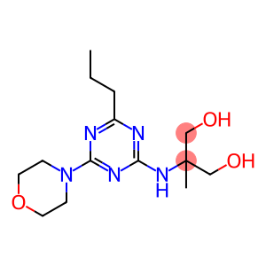 1,3-Propanediol, 2-methyl-2-((4-(4-morpholinyl)-6-propyl-1,3,5-triazin -2-yl)amino)-