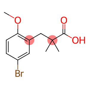 Benzenepropanoic acid, 5-bromo-2-methoxy-α,α-dimethyl-