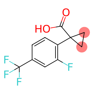 1-(2-FLUORO-4-(TRIFLUOROMETHYL)PHENYL)CYCLOPROPANE-1-CARBOXYLIC ACID